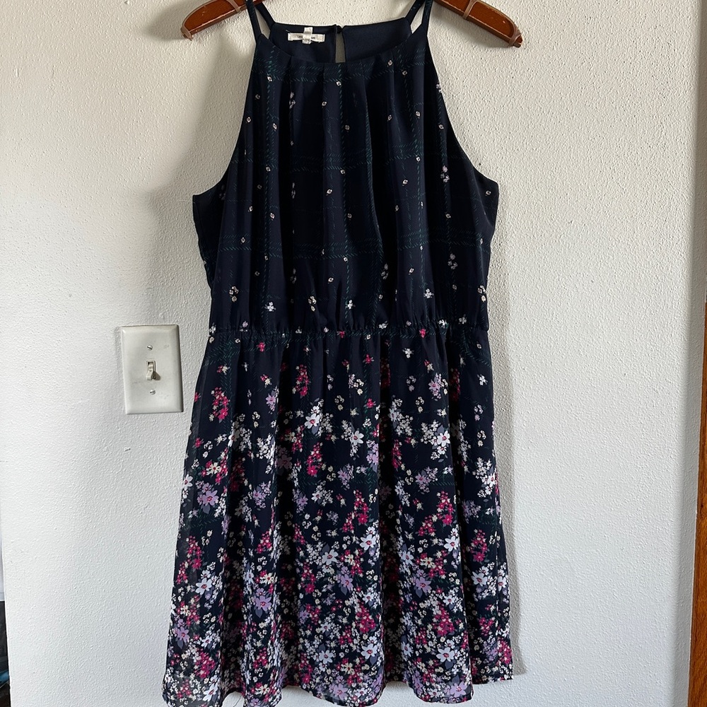 Floral halter dress